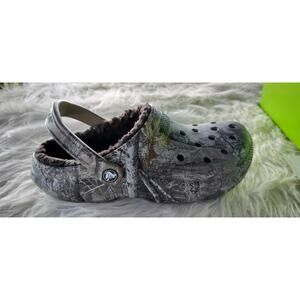 3995) Crocs Unisex Classic Camo  Lined Realtree Edge Clog Size US M8/W10